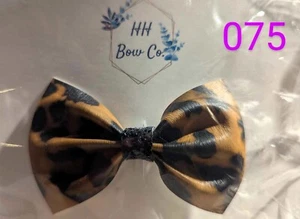 🐆 “Spotted in Style” – Leopard Print Bow Hair Clip for Girls | Boutique Quality - Picture 1 of 5