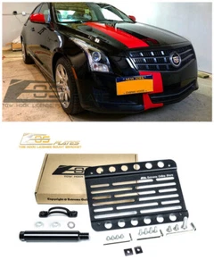 EOS Plate For 13-19 Cadillac ATS NO PDC Front Tow Hook License Mount Bracket - Picture 1 of 12
