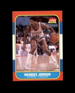 1986-87 Fleer #54 Marques Johnson MINT Clippers Break 5 - Picture 1 of 4