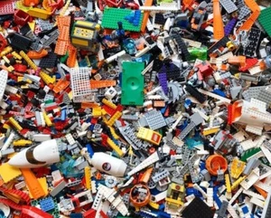 20 Lbs Bulk Lego - CLEAN & 100% GENUINE Bulk LEGO By the Pound - Picture 1 of 5