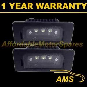 2X FOR BMW 5 SERIES E60 E61 E39 M5 CSL METAL 3 WHITE LED NUMBER PLATE LAMP - Picture 1 of 1