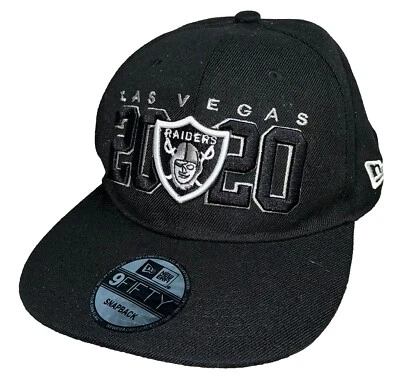 Gorra de los Raiders de Las Vegas 2020 New Era 9Fifty Snapback NFL Cap Foto 1 de 4