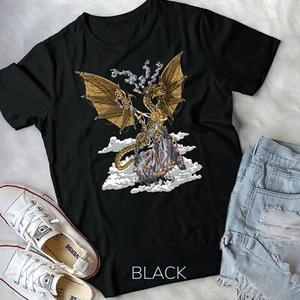 Steampunk Dragon Mechanical Fantasy Science Fiction Unisex T-shirt - Picture 1 of 11