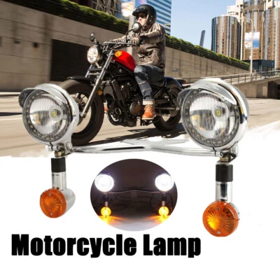 Luz de barra de señal de giro de paso antiniebla para Honda VTX 1300 1800 TIPO C R S N RETRO Foto 1 de 4