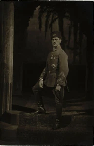 PC CPA ARABISCHE TYPEN UND SZENEN, TÜRKISCHER SOLDAT, alte Postkarte (b17372) - Bild 1 von 2