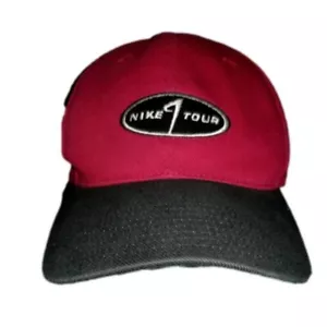 Nike Tour Hook Loop Adjustable One Size Golf Cap - Foto 1 di 9