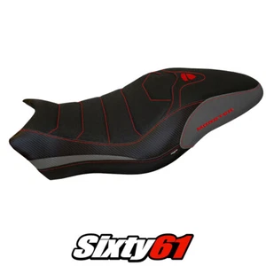Ducati Monster 821 1200 Seat Cover Tappezzeria 2017-2020 Ultragrip Grey Black - Picture 1 of 7