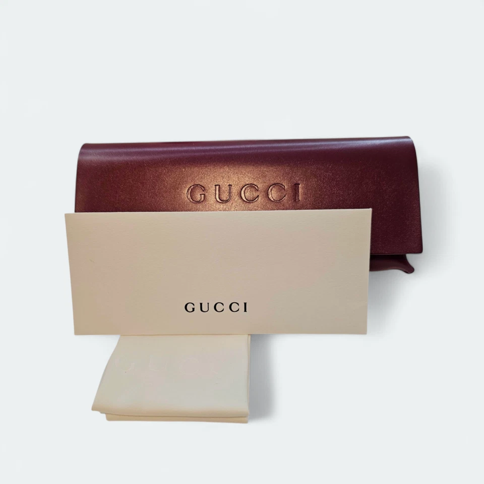 New GUCCI Eyeglasses & Sunglasses Case Authentic & Case Cloth - Image 1 of 3