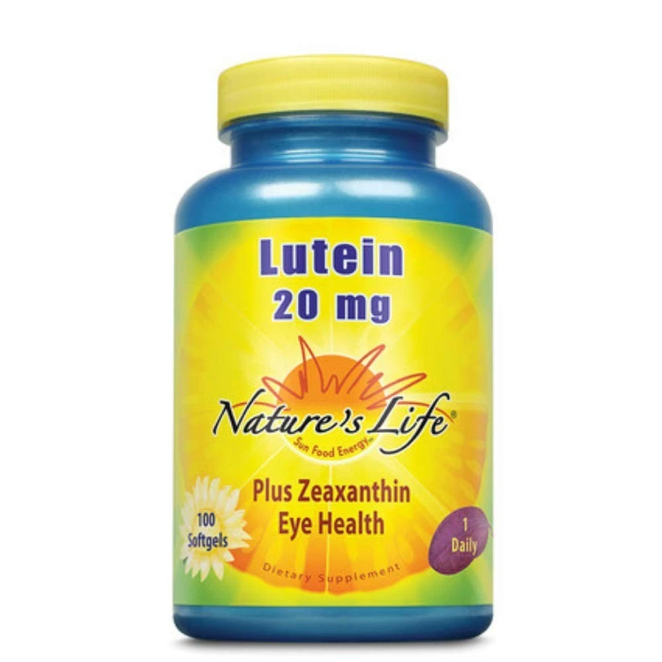 Nature's Life Luteína 20 mg | 100 ct Foto 1 de 1