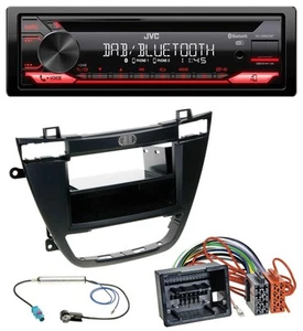 JVC CD DAB USB Bluetooth MP3 Autoradio für Opel Insignia 2008-2013 schwarz - Bild 1 von 8
