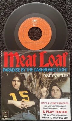 Meat Loaf - Paradise By The Dashboard Light 7'' Vinyl IMPORT TESTED NM/EX VIDEO - Image 1 of 4