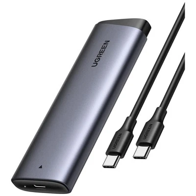 Intelligentes NVMe M.2 SSD Gehäuse mit automatischem Energiesparmodus, 10 Gbps - Bild 1 von 4