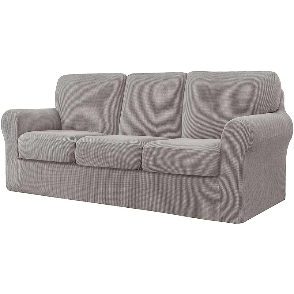 Fundas de sofá elásticas de 7 piezas para 1 funda base 3 fundas de sofá de cojín y 3 respaldos... Foto 1 de 4