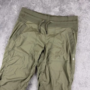 Lululemon Hose Damen Large grün Tanzstudio Crop Kordelzug elastischer Bund - Bild 1 von 6