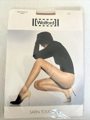 Wolford Satin Touch 20 Tights Color: Sand Size medium 18378 - 09 - Image 1 of 4