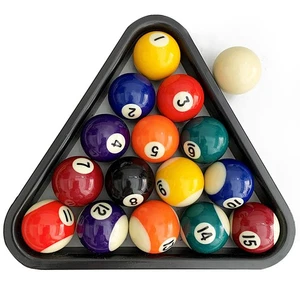 Juego de bolas de billar tamaño mini 1-1/2 pulgadas juego completo de bolas de billar juego de 16 bolas A... - Imagen 1 de 1