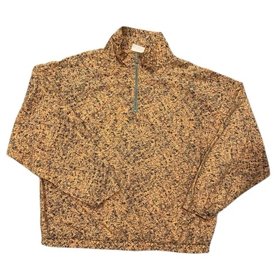 CHAQUETA CORTAVIENTOS Pullover REEBOK Sport Años 90 DE COLECCIÓN 1/4 CREMALLERA L Para Hombre NYLON Naranja Foto 1 de 4