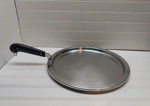 Revere Ware Sartén 13.5" Revestida de Cobre Acero Inoxidable Crepe Panqueques Plancha Parrilla Sartén - Imagen 1 de 8