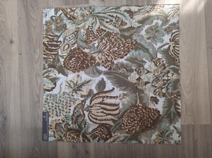 Tissu D'ameublement Pierre Frey Lisieux 70x70 Cm Coton Fleuri - Neuf, Idéal Coussin Ou Décoration