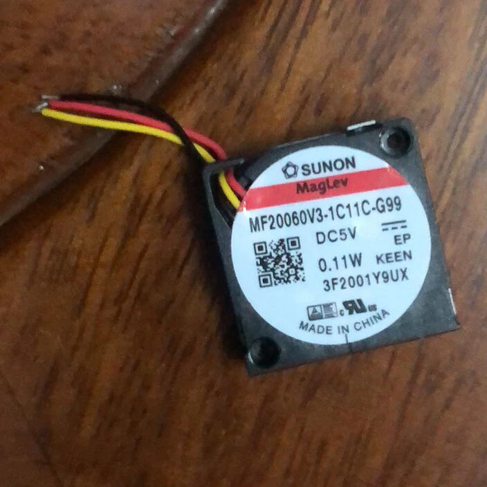 10pcs New Sunon MF20060V3-1C11C-G99 5V 0.11W 2006 3pin CPU DC Cooling Blower Fan - Image 1 of 4