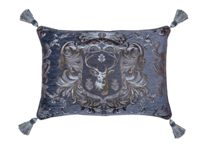 Funda Cojín Hines of Oxford Regal Ciervo Gris Tapiz 50x66cm (20"x26") Nueva Con Etiquetas Foto 1 de 4