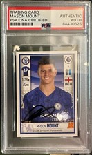 MASON MOUNT 2019 PANINI FOOTBALL 2020 ON CARD AUTO PSA/DNA CERTFIED AUTHENTIC