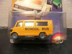WOW EXTREMELY RARE #1628 Mercedes Benz 208 School Bus Orange Blister 1:55 Siku - Picture 1 of 3