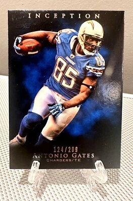 2011 Topps Inception ANTONIO GATES #/209 SP Base Parallel🔥Chargers Legend - Image 1 of 2