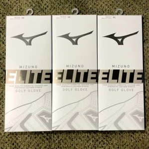 (3 PACK) Mizuno ELITE Men's Gloves / Fast Shipping / LH for RH Golfers - Picture 1 of 1