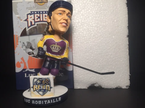 2011 LA KINGS ONTARIO REIGN LUC ROBITAILLE BOBBLEHEAD HOCKEY HTF Cover
