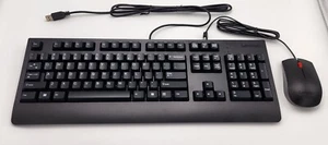 Lenovo USB Keyboard FRU 00XH688 & USB Mouse FRU 00PH133 Combo - Picture 1 of 4