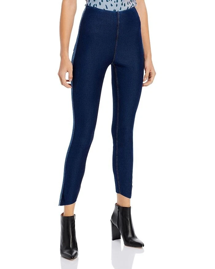 Pantalones ajustados LYSSE para mujer tiro alto dobladillo asimétrico jeggings #2351 S nuevos sin etiquetas Foto 1 de 4