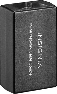 Insignia Cat-6 RJ-45 In-Line Coupler Black - Picture 1 of 4