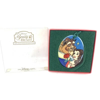 NUEVO Adorno Disney La Bella y la Bestia La Navidad Encantada Vintage 1997 Foto 1 de 4