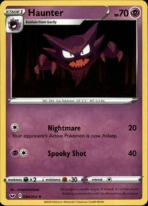 2x (SWSH01-084) Haunter (U) Pokemon Sword & Shield Card # 84 - Picture 1 of 1