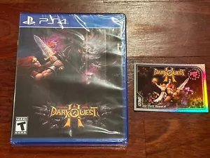 Dark Quest II (PS4 Playstation 4) NEW SEALED Y-FOLD MINT W/CARD, RARE LRG! - Picture 1 of 2