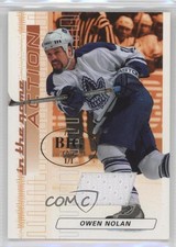 2003-04 ITG Action Game-Used Jerseys The Big One (Vancouver) 1/1 Owen Nolan 2a8