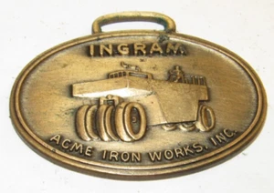 Portaorologio vintage Ingram Rullo Pneumatici Acme Iron Works Inc. - Attrezzatura pesante - Foto 1 di 2