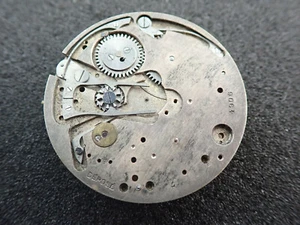 VINTAGE 43MM ROSE WATCH CO. HEUER CHRONOGRAPH POCKET WATCH MOVEMENT - FOR PARTS - Picture 1 of 5