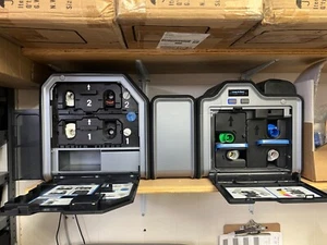 Fargo HDP5000 Dual Sided Card Printer+ Flipper+ Lamination w/ AC and USB Cable - Picture 1 of 5