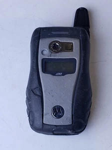 Vintage Y2K Motorola i580 Nextel Flip Phone Black Gray - Picture 1 of 7