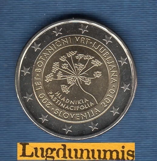 2 Euro Commémo Slovénie 2010 Jardin Botanique Ljubljana - Photo 1/1