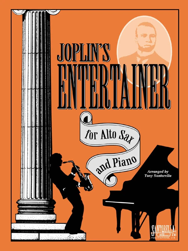 Joplin's Entertainer for Alto Sax & Piano * Shipped Directly from Publisher!  - Image 1 of 1