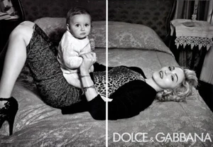 2010 Dolce Gabbana DG Steven Klein Madonna 4-page MAGAZINE AD - Picture 1 of 2