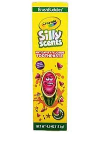 Brush Buddies Crayola Silly Scents Anticavity Toothpaste 4 oz (3 pack ) - Picture 1 of 2