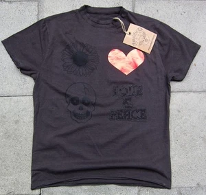 Amplified Offic. Yoshii Kazuya Amor & Paz Rock Star Vintage Estrás Camiseta G. S - Imagen 1 de 1