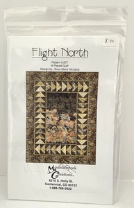 Flight North Pattern # 277 A Piece Quilt Mountain Creek Creations 53.5" X 69.5" - Picture 1 of 5