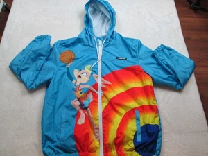 Space Jam A New Legacy Members Only Hoodie Large Blue Full Zip Basketball - Picture 1 of 10