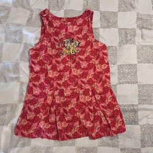 Conjunto de Vestido Vintage Disney Store Niña Talla 4/5 XS X-Pequeño Rey León Niñas - Imagen 1 de 5
