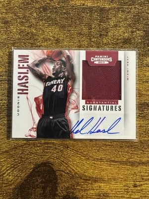 2012-13 Panini Contenders Udonis Haslem Patch Auto Mem - Autograph /149 Heat - Image 1 of 4